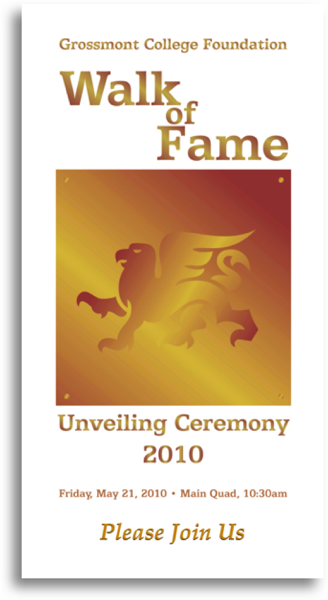 2010 Walk of Fame pamphlet cover