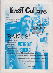 Throat Culture #2 cover Lester Bangs Tribute issue