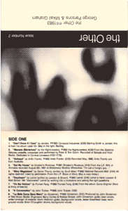 The Other volume 2 cassette obverse cover