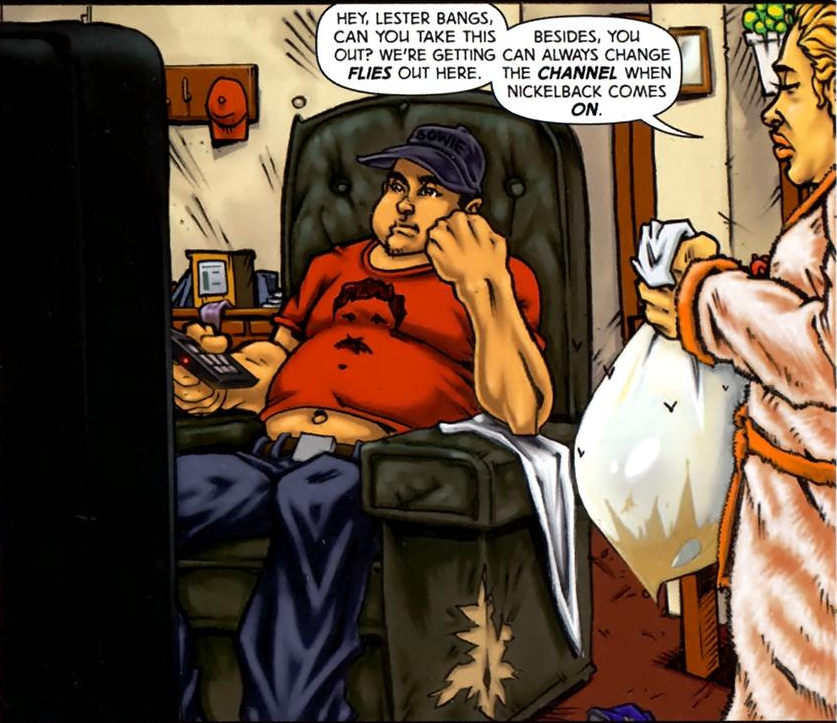 2010 comic panel from a Lady Gaga graphic novel