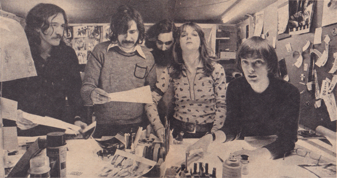 1973, Inside the Creem offices