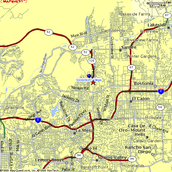 Map of East County