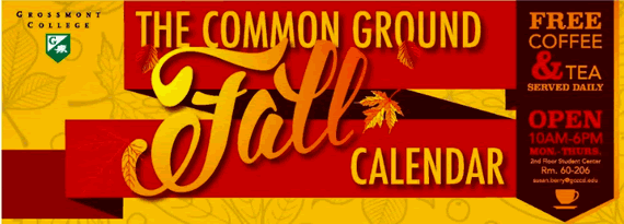 Common Ground Fall Calendar Banner