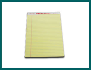 Yellow Lined Pad