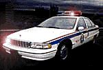 Police  car with flashing lights