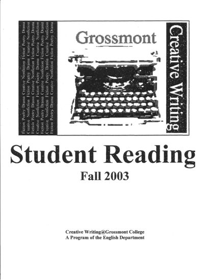 Fall 2003 Student Reading