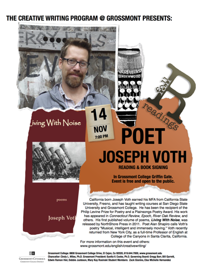 Fall 2013 Joseph Voth poetry reading