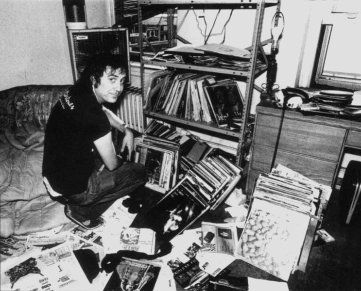 Lester Bangs's record collection, NYC, 1980