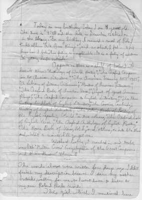 Letter: December 13-17, 1962
