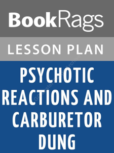 Psychotic Reactions ... Lesson Plans. (Kindle) 2nd edition