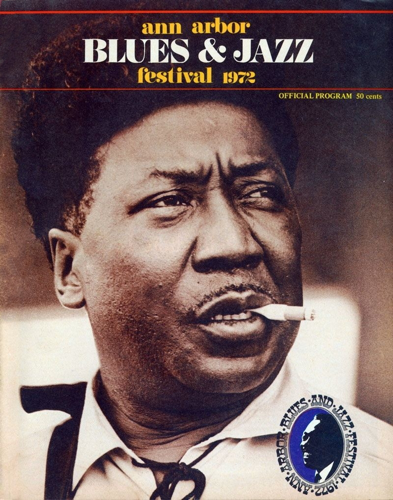 1972 Ann Arbor Blues and Jazz Fest program