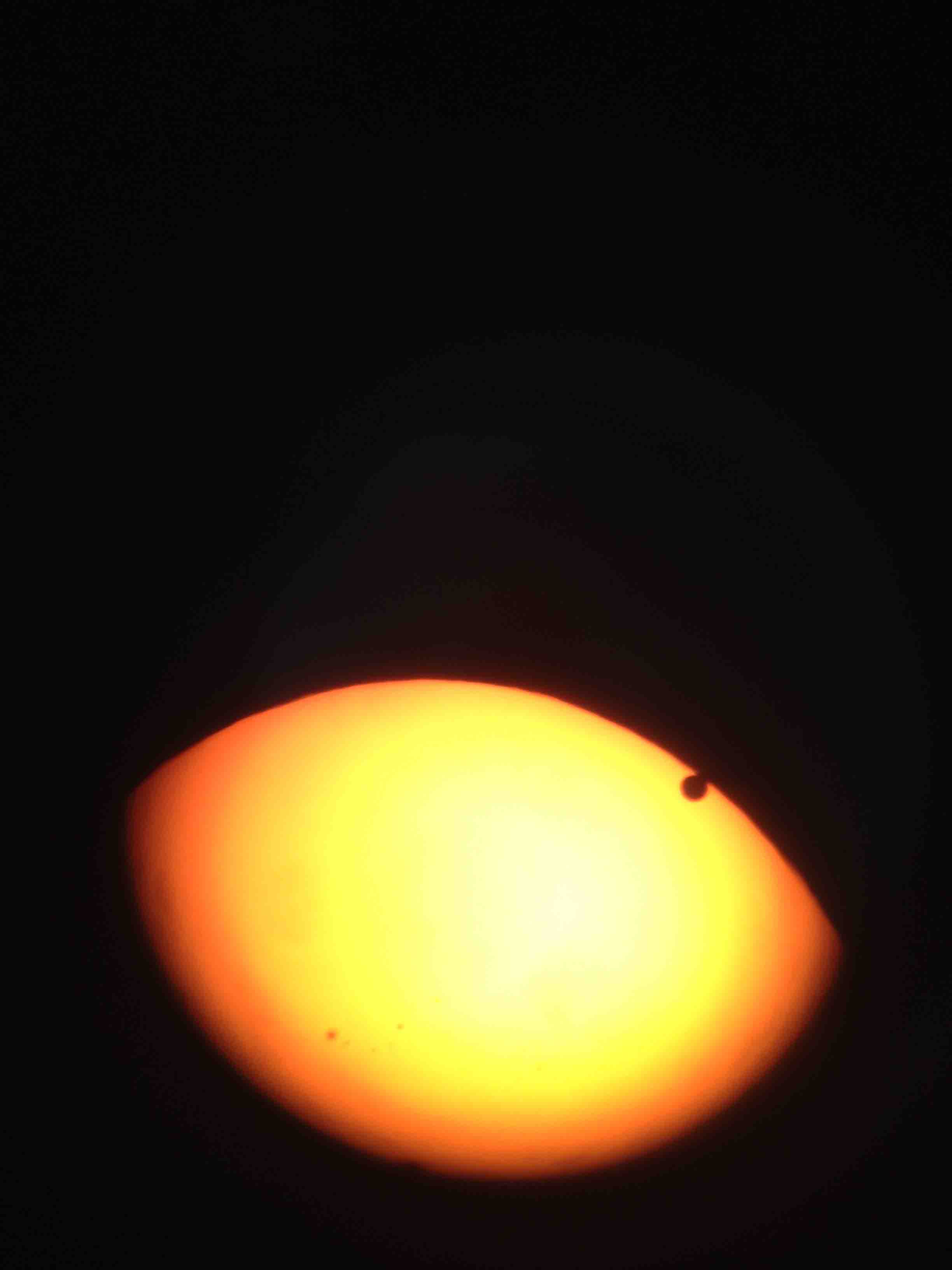 Venus transit 3:23pm 6/5/2012