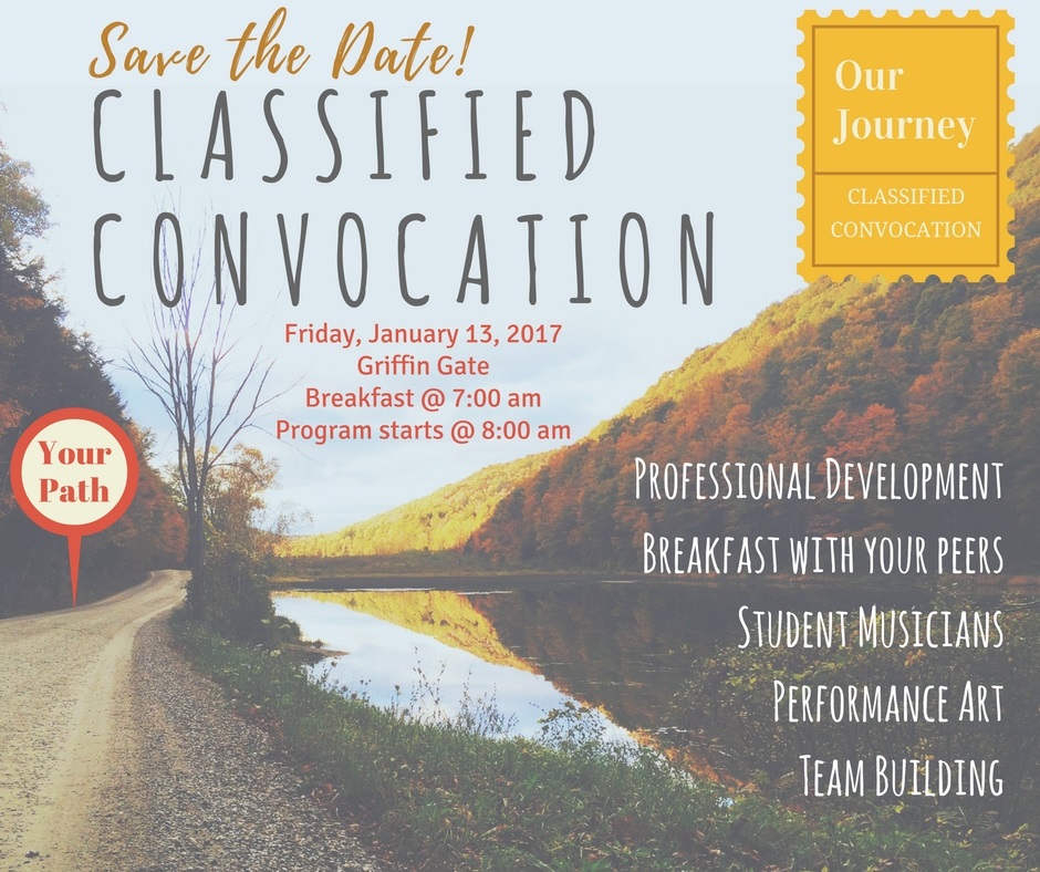 flyer for 2017 classified convocation