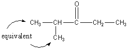 Two peaks for the ethyl group; two peaks for the isopropyl group and one peak for the carbonyl carbon