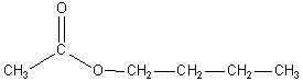 13C NMR spectrum of butyl acetate