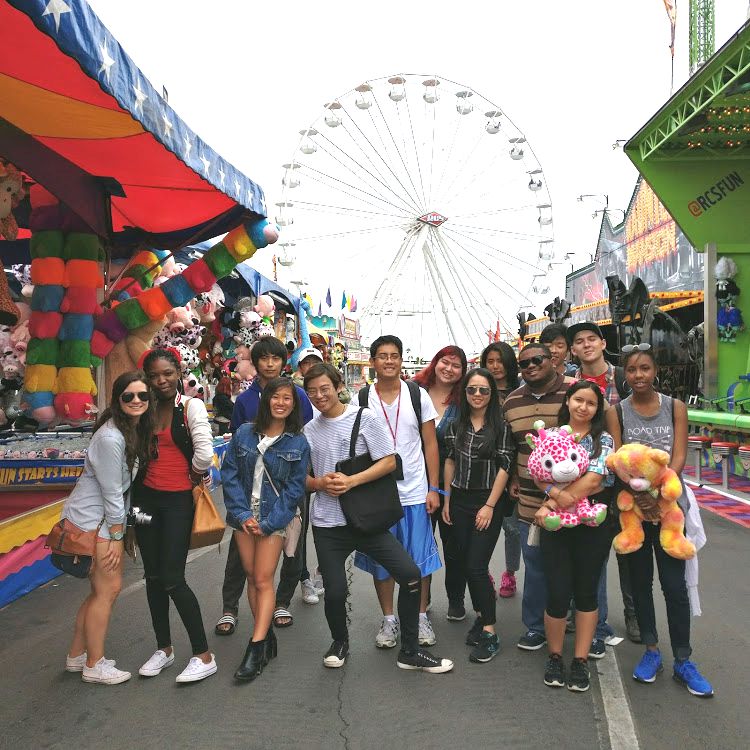 Students at the San Diego County Fair