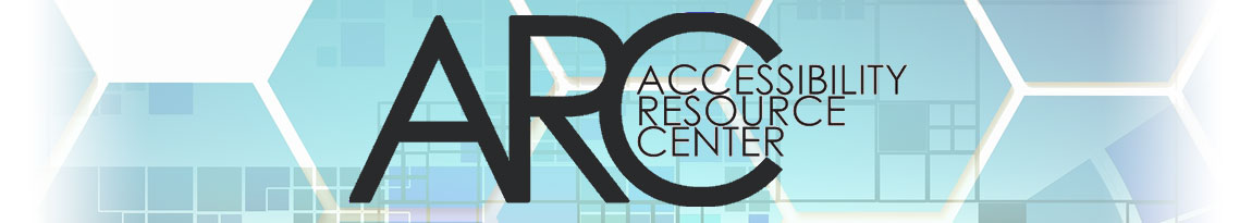Accessibility Resource Center - Banner