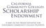 California Community Colleges Scholarship Endowment